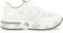 Premiata Witte Cassie sneakers van suède White Dames - Thumbnail 1