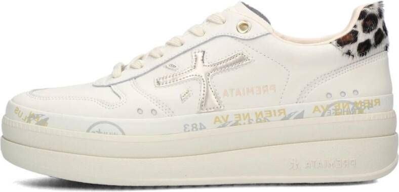 Premiata Witte Dames Sneakers Micol White Dames