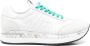 Premiata Witte Leren Sneakers met Nylon Inzetstukken White Dames - Thumbnail 1