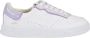 Premiata Witte leren sneakers met paarse accenten White Dames - Thumbnail 1