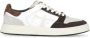 Premiata Witte Leren Sneakers Ronde Neus Vetersluiting Brown Heren - Thumbnail 1