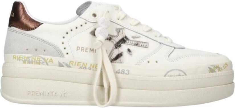 Premiata Witte Micol Sneakers White Dames