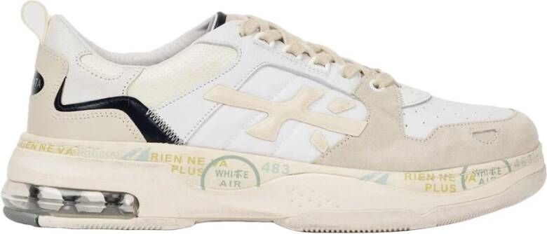 Premiata Stijlvolle Sneakers voor Mannen White Heren