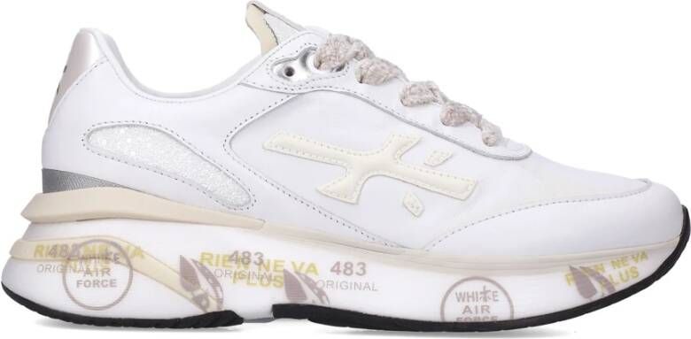 Premiata Witte Paillet Sneakers Aw24 White Dames