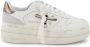 Premiata Witte Leren Sneakers Logo Zijkant Achterkant White Dames - Thumbnail 30