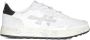 Premiata Witte Sneakers Distressed Design Ronde Neus White Heren - Thumbnail 1