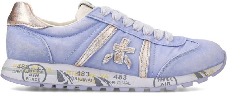 Premiata Witte Sneakers Lucy Model Purple Dames