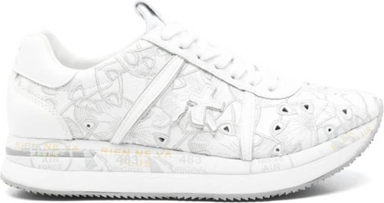 Premiata Damesschoenen Conny 7364 Ss25 White Dames