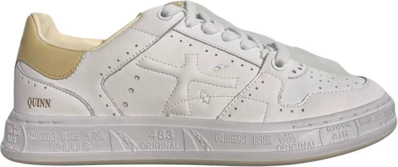 Premiata Vintage leren sneakers White Dames