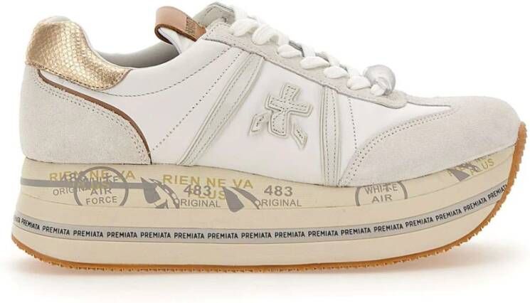 Premiata Witte Sneakers White Dames