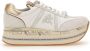 Premiata Witte platte schoenen met inzetontwerp White Dames - Thumbnail 9