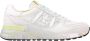 Premiata Witte Landeck Sneakers met Gele Accenten White Heren - Thumbnail 14