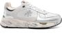 Premiata Witte Zilveren Interwoven Veterschoenen White Dames - Thumbnail 1