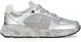 Premiata Zilver Wit Leren Sneakers Vrouwen Gray Dames - Thumbnail 1