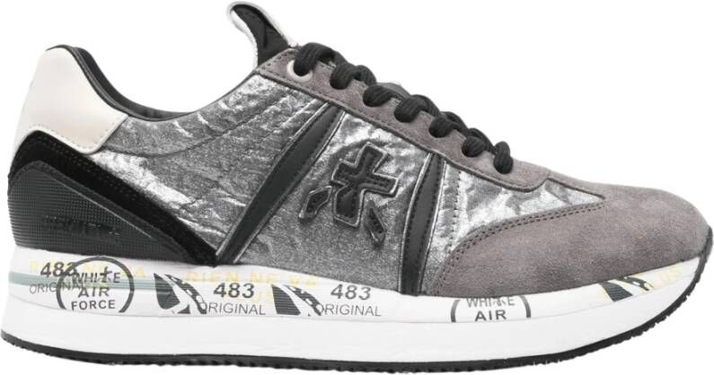 Premiata Zilveren Sneakers Conny Multicolor Dames