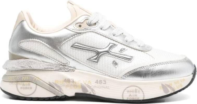 Premiata Zilveren Sneakers Damesschoenen Aw24 Gray Dames