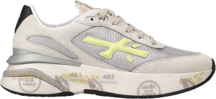 Premiata Zilveren Sneakers Model Moerund 6988 Gray Dames