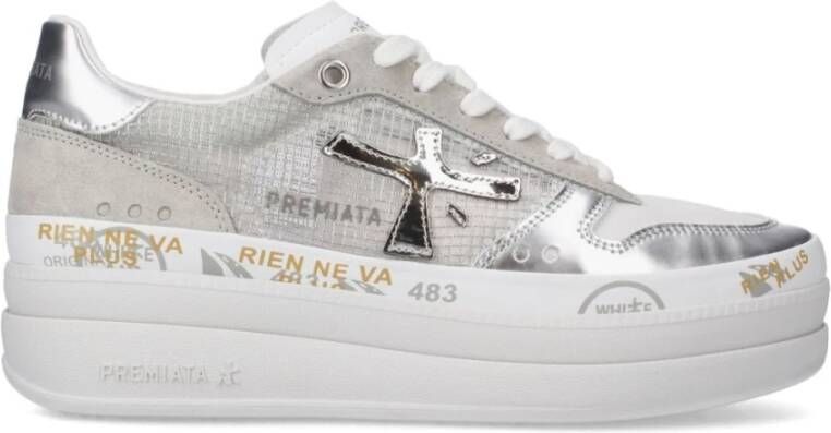 Premiata Zilveren Sneakers voor Vrouwen Gray Dames