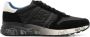 Premiata Zwarte Lander Sneakers Nylon Suède Veters Black Heren - Thumbnail 1