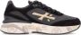 PREMIATA Lage Sneakers Dames Moerun-d Maat: 40 Materiaal: Suède Kleur: Zwart - Thumbnail 1