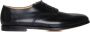 Premiata Zwarte platte schoenen amandel teen vetersluiting Black Heren - Thumbnail 1