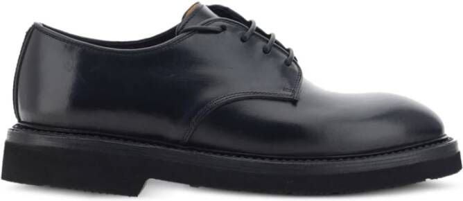 Premiata Zwarte platte schoenen Elegant stijl Black Heren