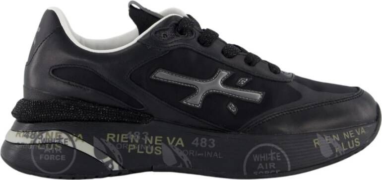 Premiata Zwarte Sneaker voor Dames Black Dames