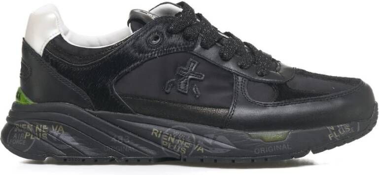 Premiata Zwarte Sneakers Aw24 Damesschoenen Black Dames