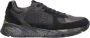 Premiata Zwarte Sneakers Leer Suède Canvas Black Heren - Thumbnail 1