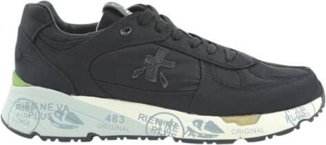 Premiata Vintage Stijl Sneakers met Unieke Details Black Heren