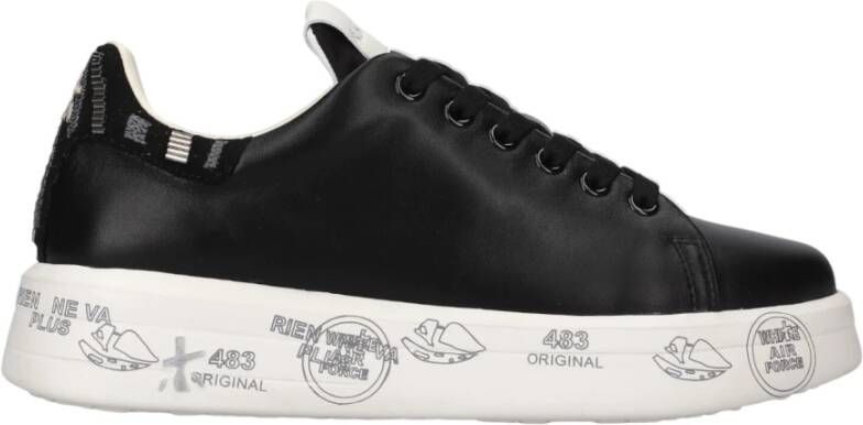 Premiata Zwarte Sneakers Stijlvol Model Black Dames