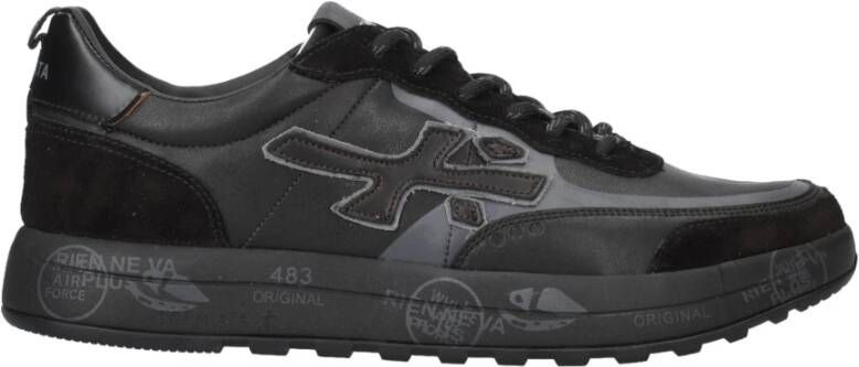 Premiata Zwarte Sneakers Stijlvolle Schoenen Black Heren