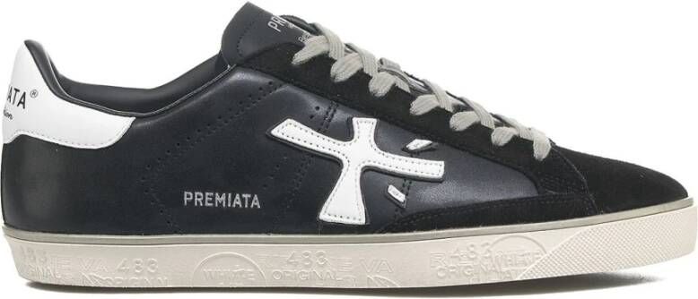 Premiata Zwarte Sneakers voor Mannen Aw24 Black Heren