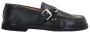 Premiata Zwarte Vintage Leren Mocassin Schoenen Black Heren - Thumbnail 1