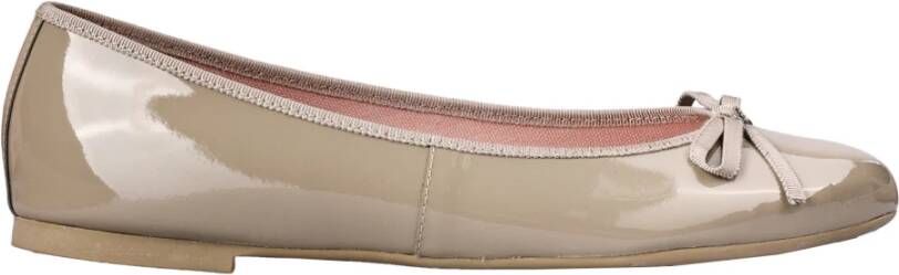 Pretty Ballerinas Glanzende Balletflats Beige Dames