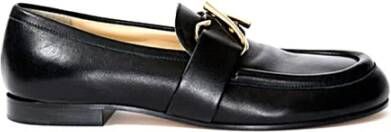 Proenza Schouler Klassieke Leren Loafer Schoen Black Dames