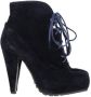 Proenza Schouler Pre-owned Suede boots Blue Dames - Thumbnail 1