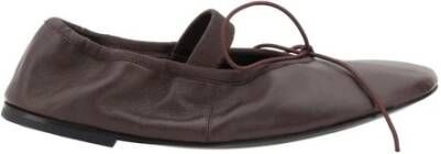 Proenza Schouler Strik Ballerina's met Elastische Band Brown Dames