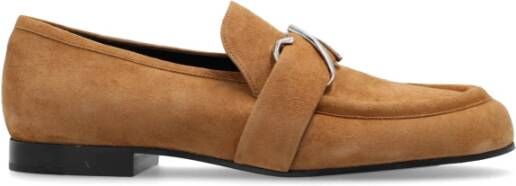 Proenza Schouler Suède 'loafers' schoenen Brown Dames