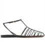 Proenza Schouler Zwarte Leren Cage Sandalen Black Dames - Thumbnail 1