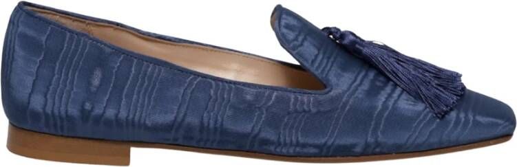 Prosperine Blauwe Loafer Schoenen met Zijden Kwastjes Blue Dames