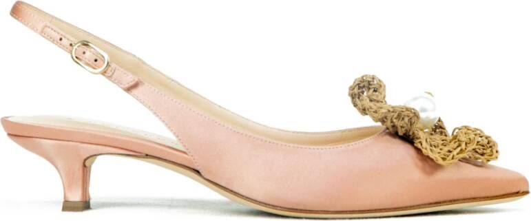 Prosperine Elegante Leren Hakken voor Vrouwen Beige Dames