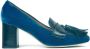 Prosperine Fluwelen Loafer met Kwastjes Blue Dames - Thumbnail 1