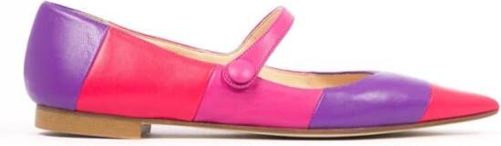 Prosperine Gestreepte Ballerina Flats Multicolor Dames