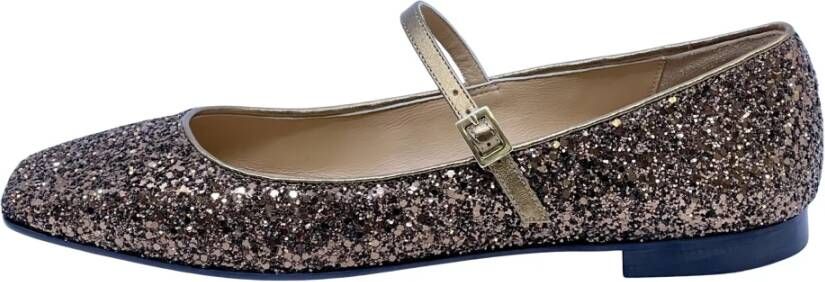 Prosperine Glitter Ballerina Schoen met Leren Zool Multicolor Dames