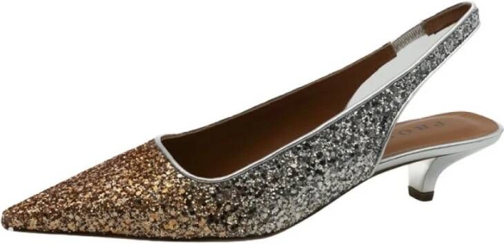 Prosperine Glitterdegrade Oranje Hakken Multicolor Dames