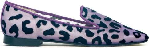 Prosperine Mesh en Kant Loafer Purple Dames