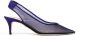 Prosperine Mesh Hakken Leren Zool Damesschoenen Purple Dames - Thumbnail 1