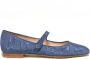 Prosperine Moirè Jeans Sandaal met Leren Zool Blue Dames - Thumbnail 1