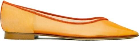 Prosperine Oranje Mesh Ballerina Schoenen Orange Dames